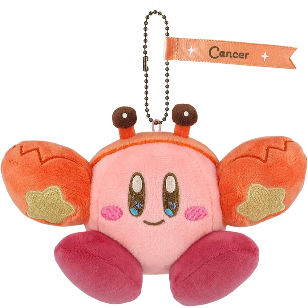 Sanei Boeki Kirby Horoscope Collection Cancer Plush Toy 17x7.5x10cm Soft Toy