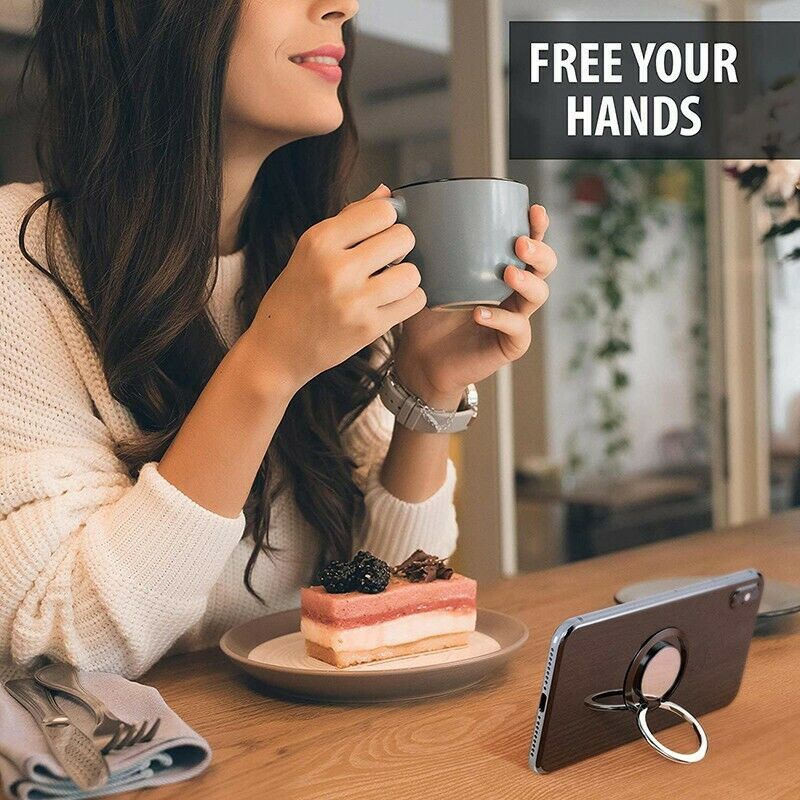 

1~5PCS Car Phone Holder Durable Universal 360 Finger Ring Magnetic Car Interior Accessories Mobile Phone Support Portable