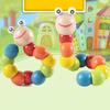 1PC Insect Toys Colorful Wooden Worm Puzzles for Children Learning Education Teaching Baby Toys Finger Games Children Montessori Gifts Insect Toys