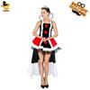 Halloween adult big girl Queen of Hearts stage costume, Halloween party costume distribution
