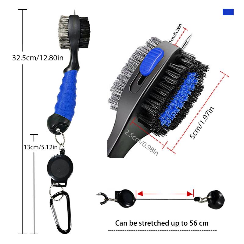 Golf Club Cleaner Golf Cleaning Brush With Carabiner Groove Sharpener Cleaner Multi Style Golf Sports Accessories Drop Ship 5