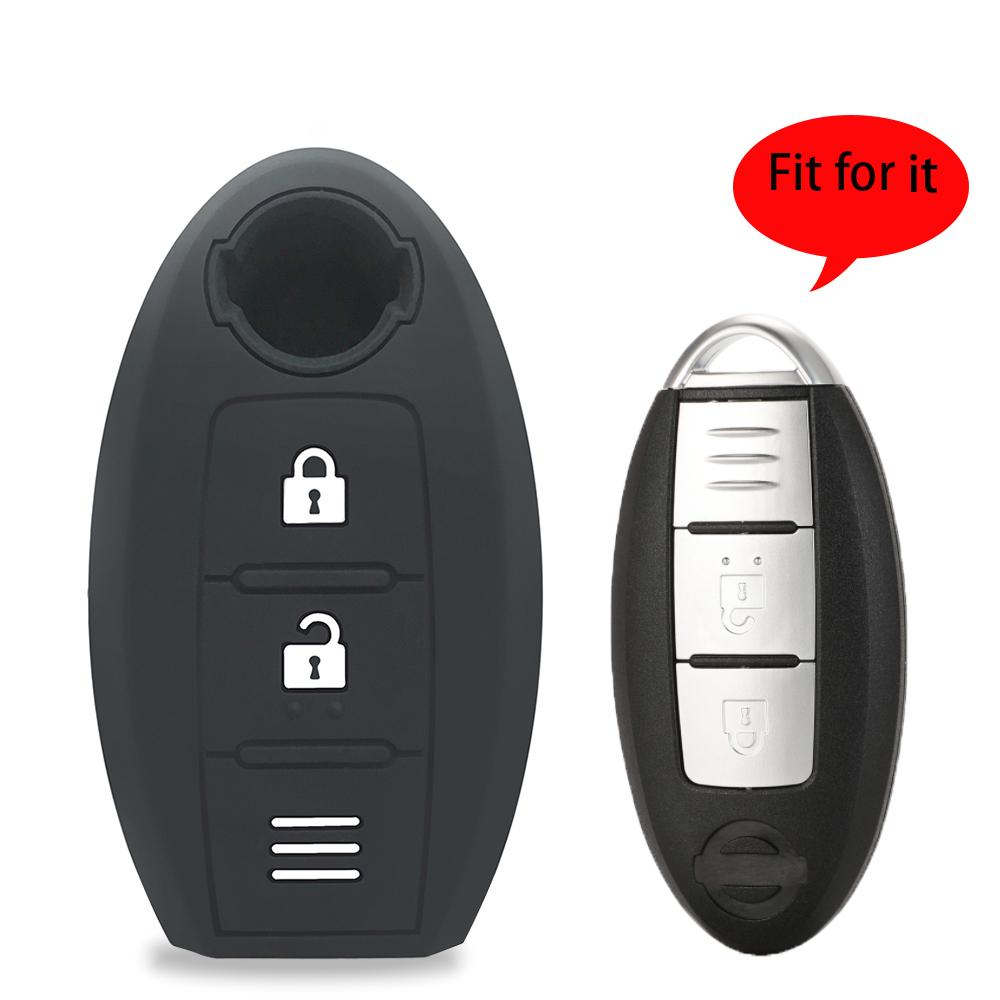 Silicone Car Key Case For Nissan Qashqai J10 note e11 Teana j32 Pulsar March Micra Juke Sylphy XTRAIL Bluebird Remote KEY Cover
