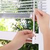 White Fiberglass Blind Wand with Hook, Vertical Blinds Control Window Blind Rod Window Treatments Accessories D57B