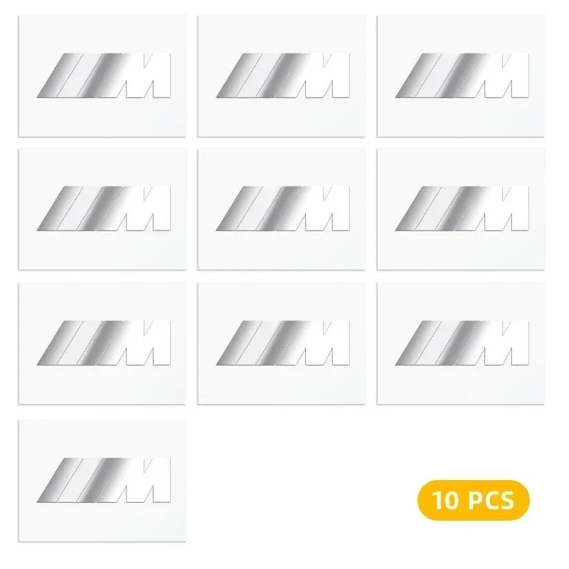 2/5/10 Stück 3D Metall Auto Emblem Aufkleber Dekor Abzeichen Decal Innenraum Für bmw e46 e39 e90 e60 e30 f10 f11 f20 f30 g20 g30 x1 x3 x5 z4