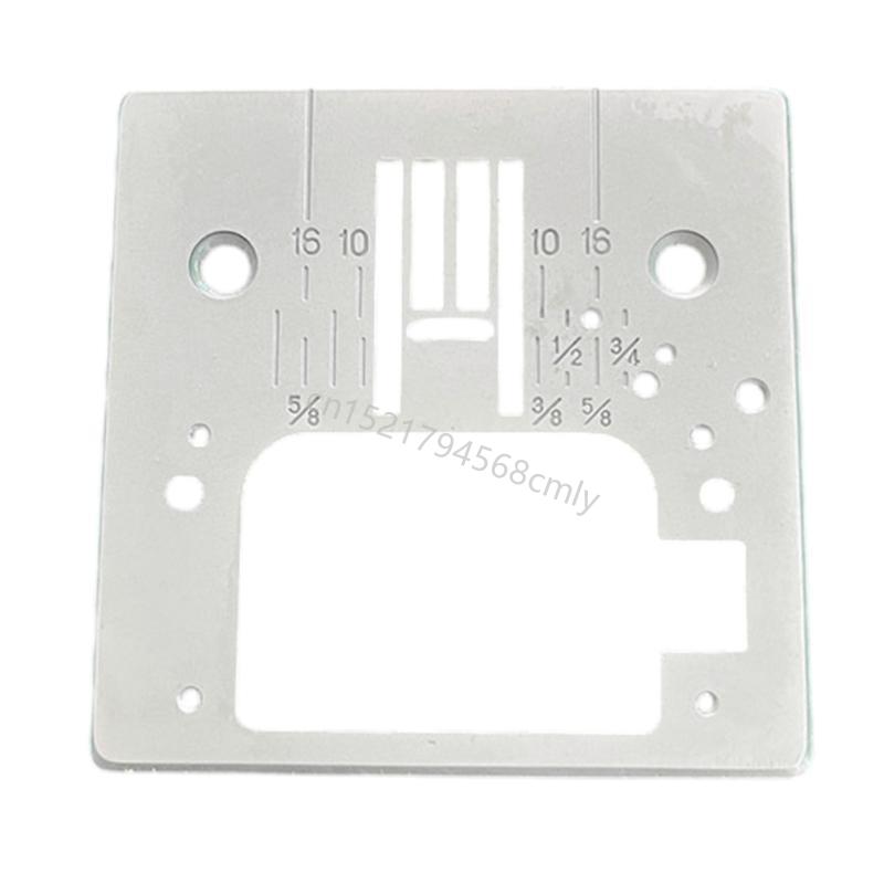 Многофункциональная игольная пластина для шитья Простая установка Металлическая игольная пластина с разметкой шкалы Для швейных машин 86992 6XDE
