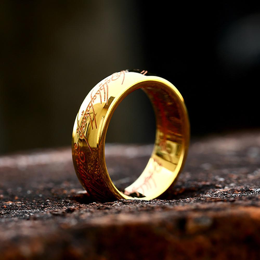 2025 Simple Magic Rings For Men Women Similar To Movies Carving Ring Fashion Jewelry Creativity Gift