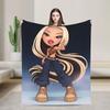 Lolas Indigos Tour Flannel Blanket Winter Super Soft Throw Blanket for Kids Adult Home Decor Aesthetic Bedspread