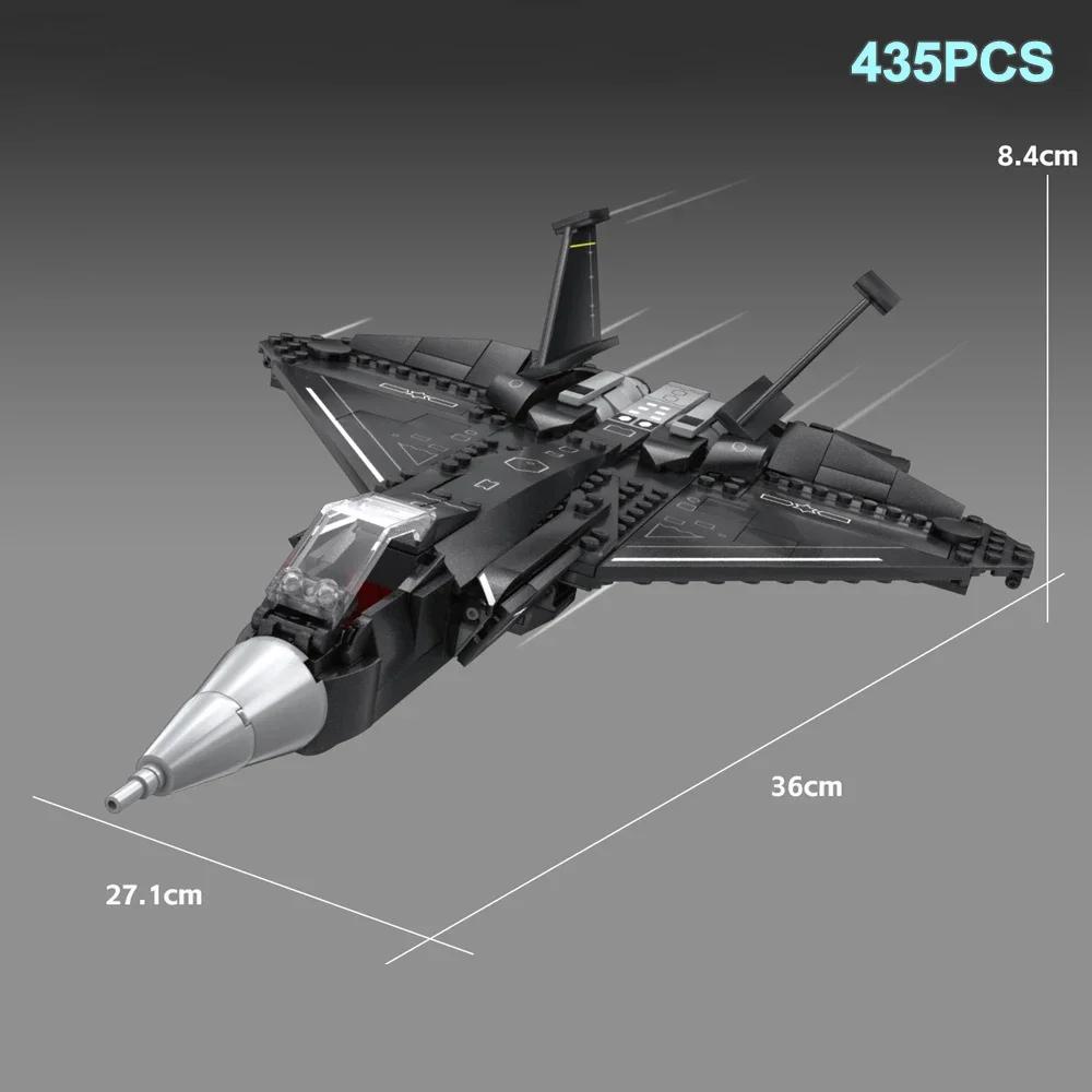 KNEW BUILT Helicopter Fighter Jet Building Block Toys-Boys' Favorite Plane DIY Puzzle FunHoliday Gifts for KidBirthday Party