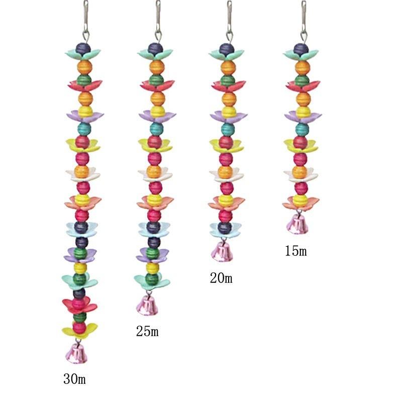 

Деревянный треугольник, игрушка-попугай для домашних животных, красочные подвесные жевательные игрушки 15 cm