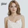 Dainty Necklace Heart Cubic Zirconia Love Pendant Birthday Trendy Jewelry