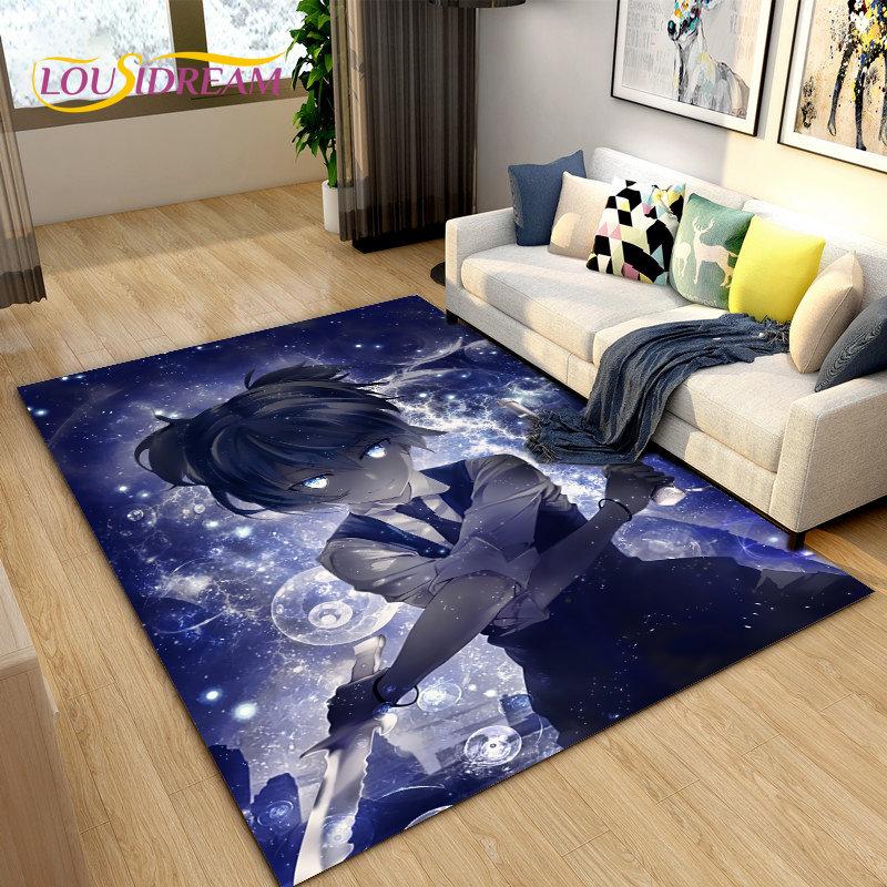 Assassination Classroom Octopus Teacher Area Rug,Carpet Rug for Living Room Bedroom Sofa Doormat Decoration, Non-slip Floor Mat