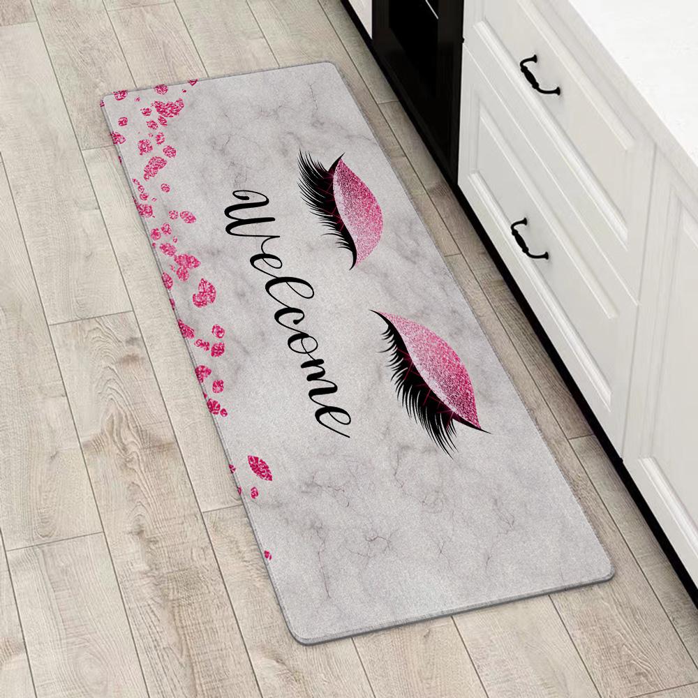 Entrance Front Door Doormat Eyelash Decorative Non-slip Kitchen Rug Living Room Rugs Balcony Bathroom Foot Mat Floor Mats Carpet