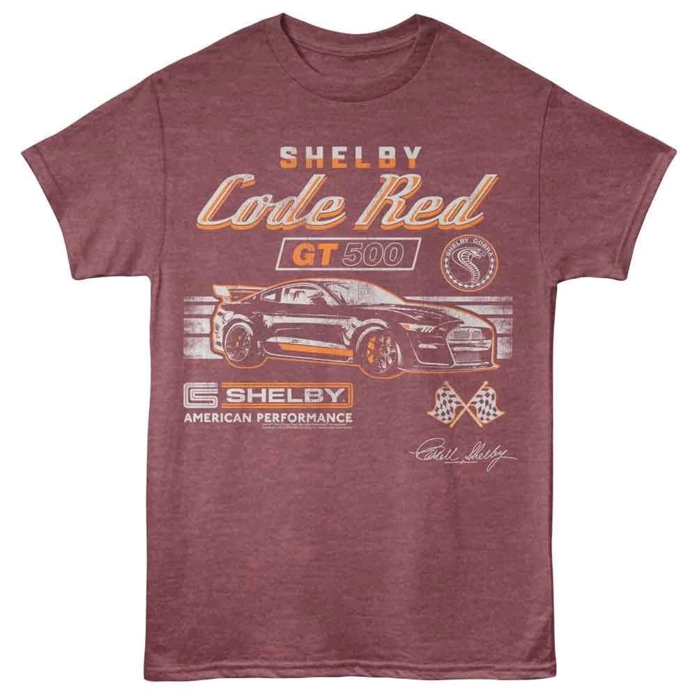 Carroll Shelby - Code Red - Vintage Maroon Heather Short Sleeve Children s T-shirt 100