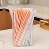 50/200pcs Disposable Drinking Laser Paper Straws Multicolor Drinking Straws Milk Tea Bar Party Wedding Kitchen Home Accessories