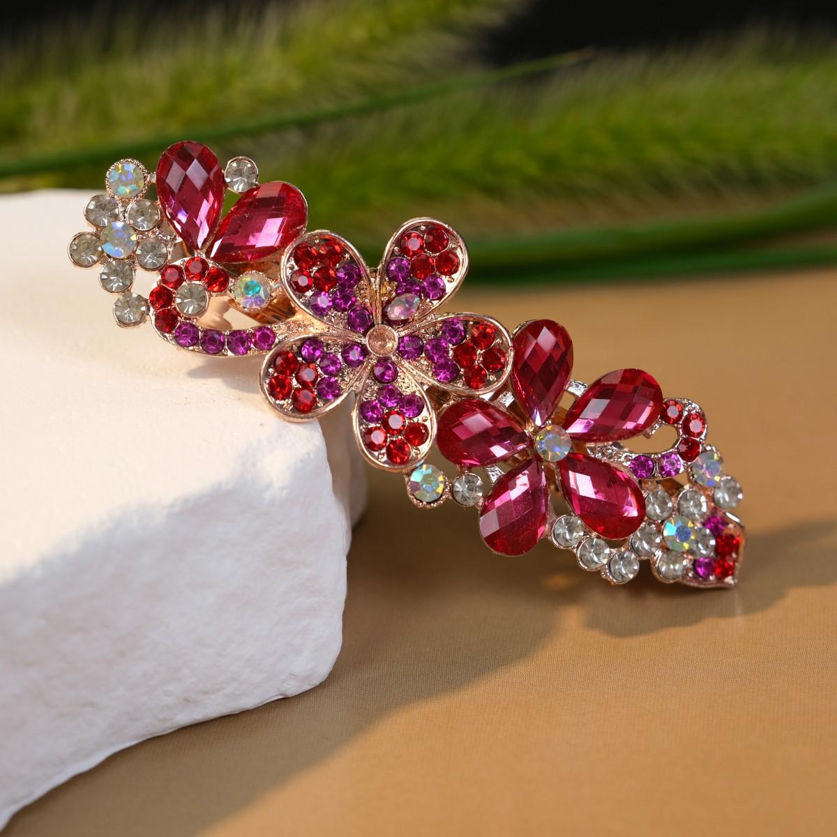 

Заколка для волос в корейском стиле: Зажим-пружина для высоких причесок, челок и хвостиков