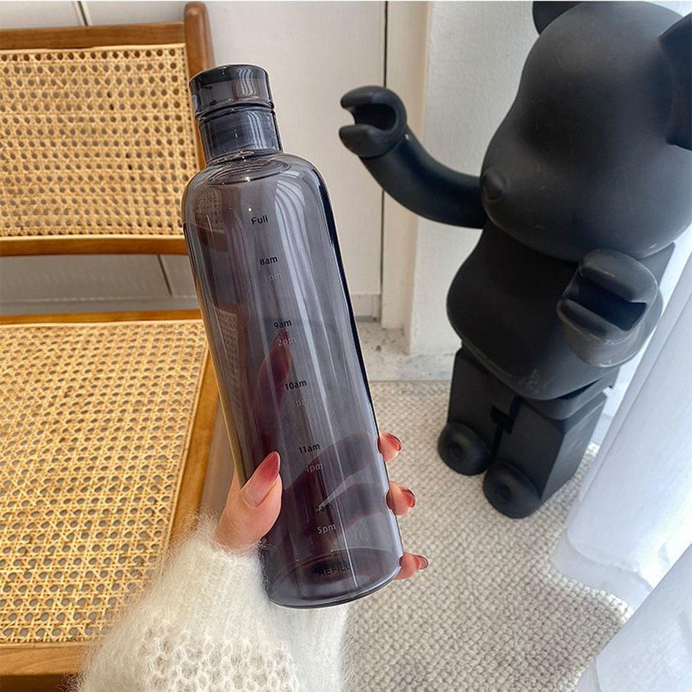 With Time Marker Sealing Lid Juice Milk Tea Cup Water Cup Coffee Mugs Drinking Cup Water Bottle
