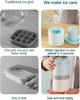 Silicone Ice Cube Mold Round Bucket Summer Homemade DIY Refrigerator Freeze Barware Tools Maker Creative Ice Cube Mold
