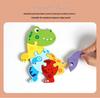 3D Geometric Animal Shape Puzzle Board for Early Education and Shape Matching