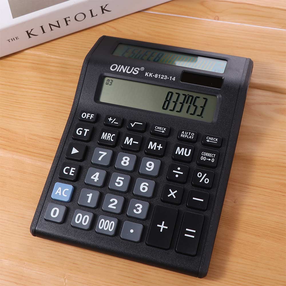 Efficient Calculation Financial Accounter Calculator Multifunctional 14 Digits Calculator  Banking