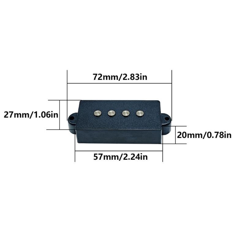 Bass Preamp Wiring Circuit Pickup 4 Strings Electric Bass Pickups Tone Control Wiring Harness Bass Pickup Easy to Use
