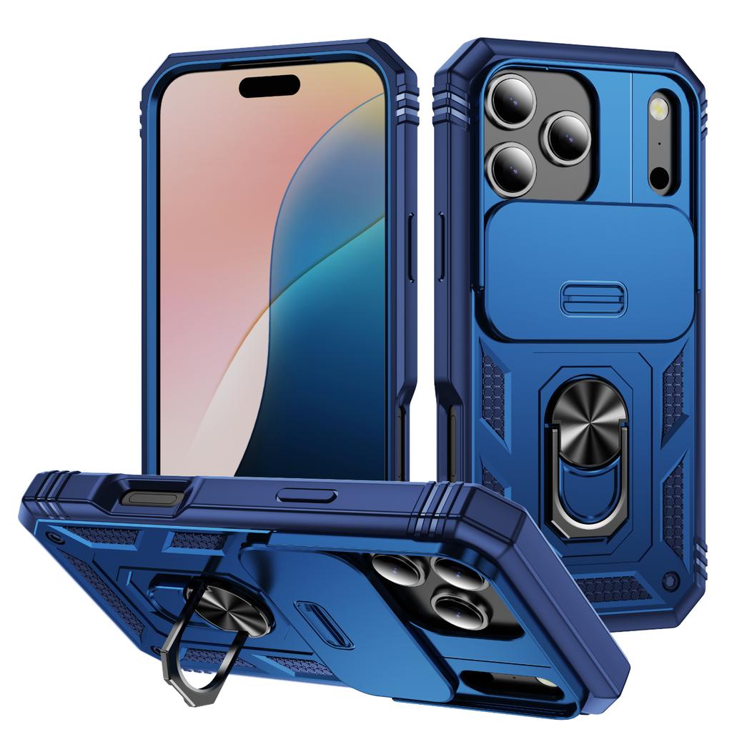 Otter Armor Box Heavy Duty 360 Rotate Holder Phone Case for IPhone 17 16 15 14 Plus 13 12 Pro Max 16e Slide Cover