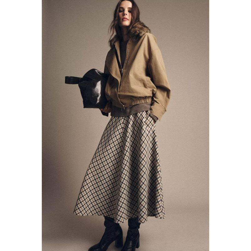 Za New Fall Women's Clothing 2025 Fashion Wind Fashion Artificial Fur Pilot Jacket 0155248 751