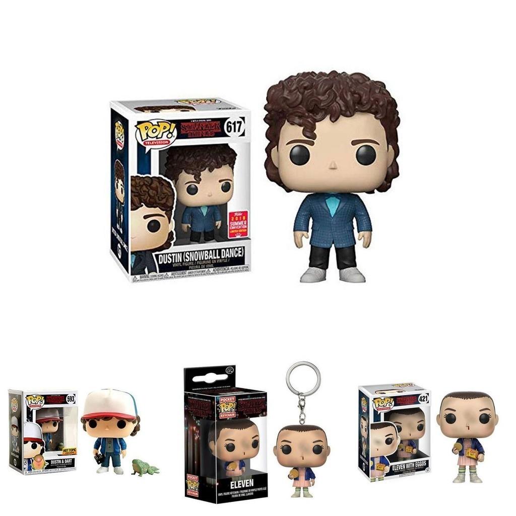 Collectible Stranger Thing Eleven Keychain Figure With Resin Material