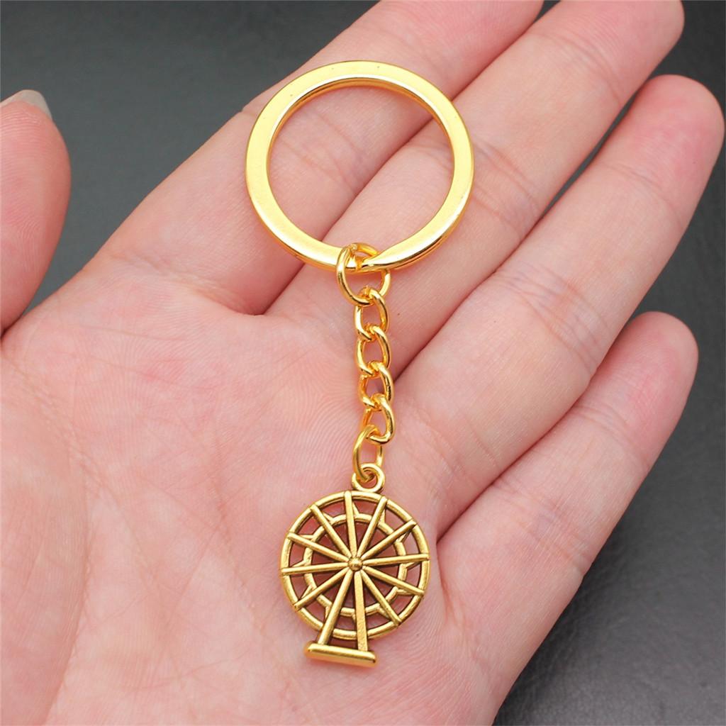 28mm Key Ring Travel Car Kids' Jewelry Materials QY053