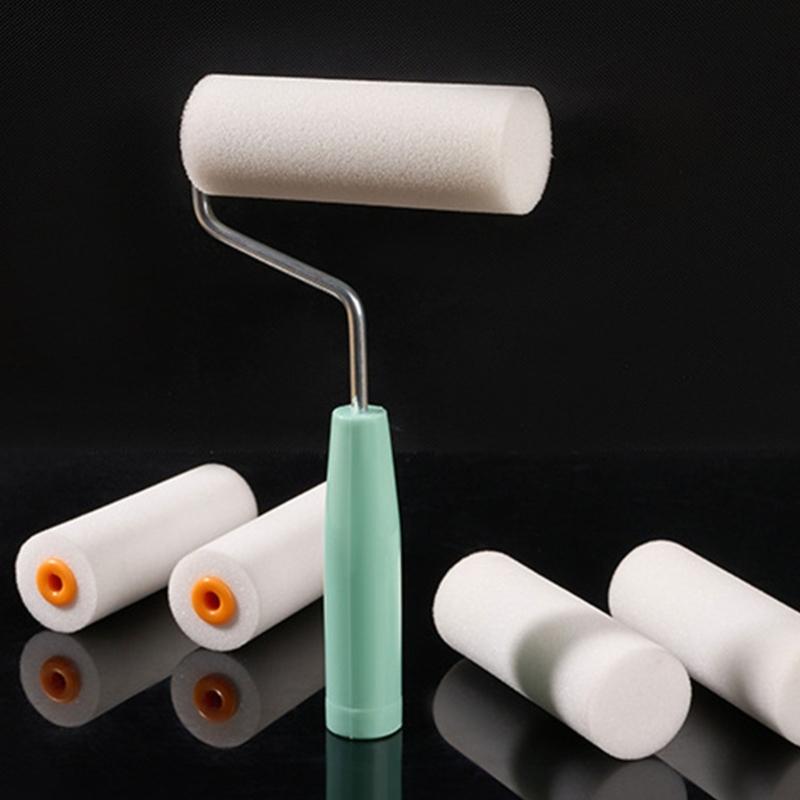 Sponge Cleaning Rollers with Ergonomic Thumb Grip Foam Paint Roller for Tile Glass Plastic Surfaces Maintenance