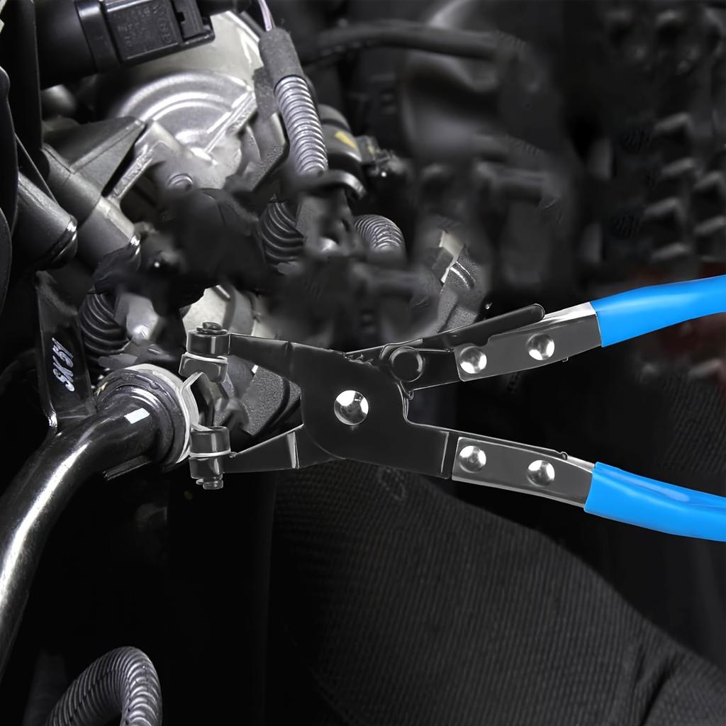 9pcs Wire Long Reach Hose Clamp Pliers Set Fuel Oil Water Hose Auto Tools,Hose Clamp Pliers for Fuel Oil & Water Hoses