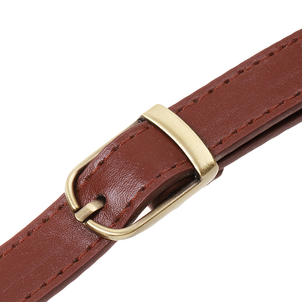 dark brown leather bolsa strap