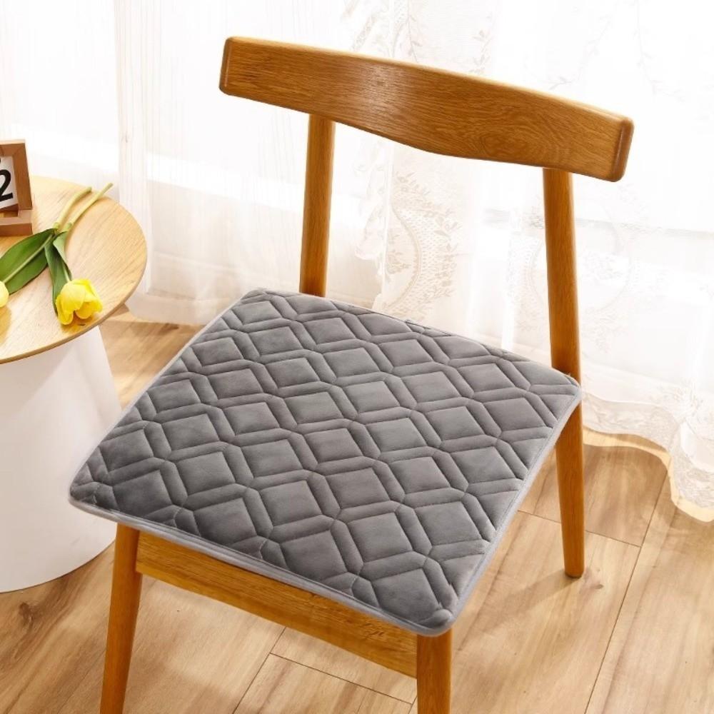 Anti-Slip Office Chair Pad 40cm Dining Chair Pad New Lamb Velvet Seat Cushion