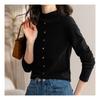 Navava SofT Warm BuTTon Half High Neck Long Sleeve T shirT nT1095