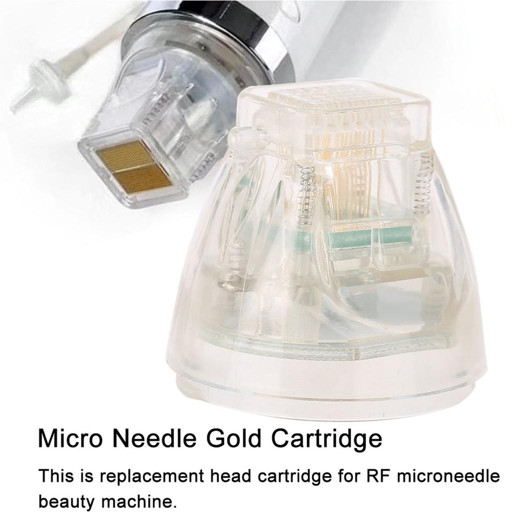 Cartuccia Monouso Oro Micro Ago Nano 10 25 64Punti per Macchina di Bellezza RF Micro Ago 25P