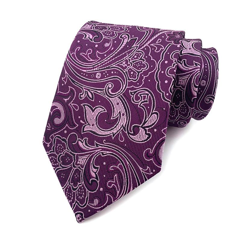 New Men's Classic Floral Dot Tie Luxury 8cm Jacquard Neck Tie Necktie For Men Business Wedding Party Daily Wear Accessory