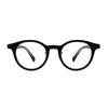 Oart Day BLACK Round Horn-Rimmed Glasses