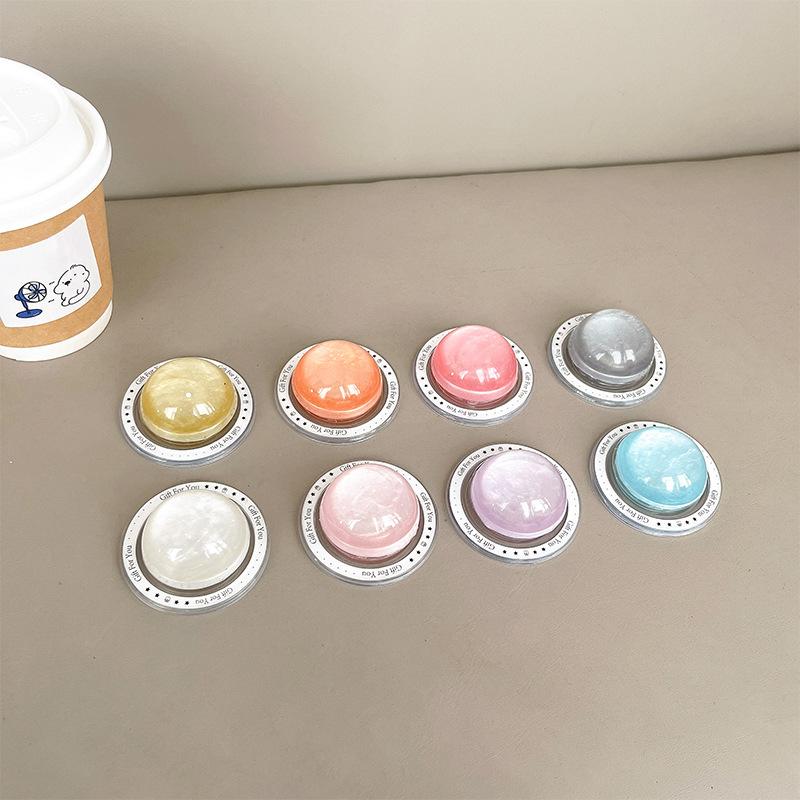 Solid Color Crystal Ball Mobile Phone Airbag Bracket Magnetic Suction Magsafe Retractable Wind Spherical Desktop Bracket