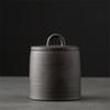 Kiln-change Glaze Vintage Ceramic Tea Jar Moisture-proof Tea Can Practical Food Container  Candy