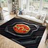 Tappeto in Velluto di Cristallo Design Manchester United Accogliente Non?Tappeto Stampato Antiscivolo per Camera da Letto Soggiorno Ingresso