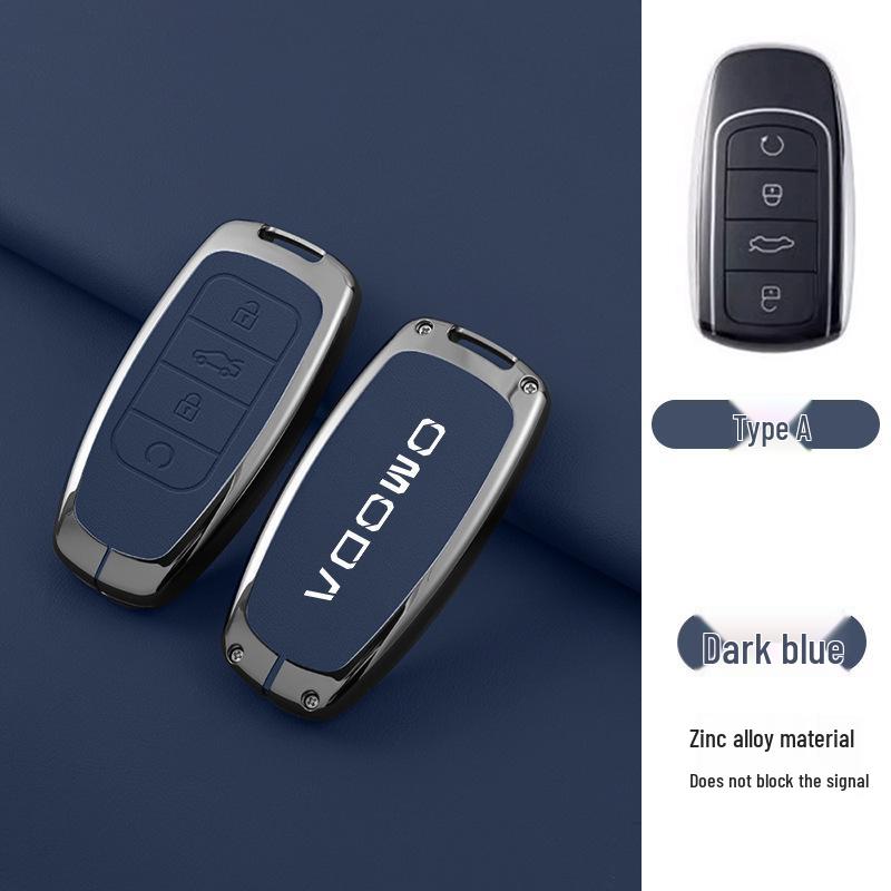 

Chery OMODA 5 Key Case: Full Metal Protection Shell & Key Bag with Personality Buckle Box Packaging