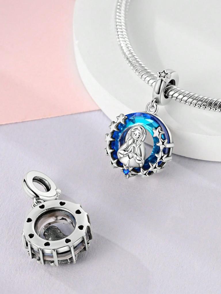 Graduation Season Blue Butterflybeads Charm Copper Plated Fit Charms Copperoriginal Bracelet For Jewelry Making Diy Charm