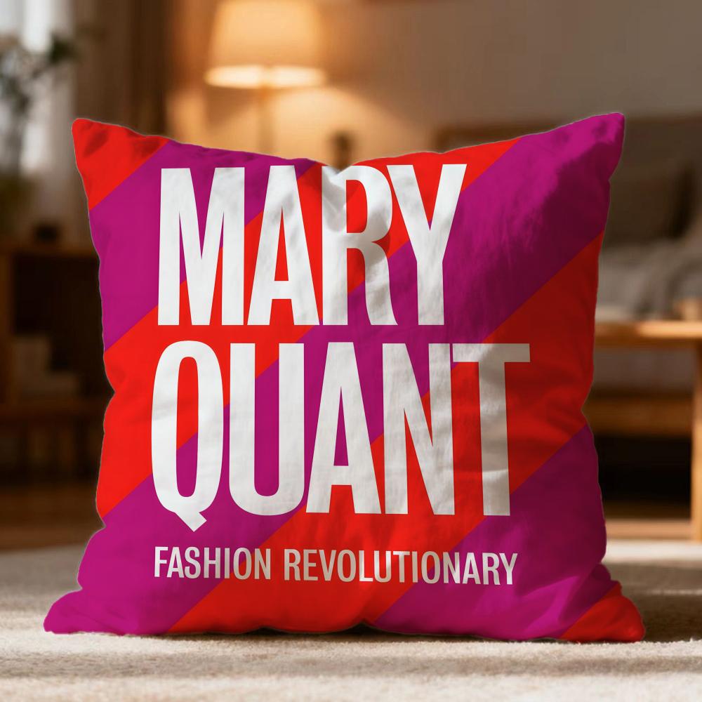

Hot MMary Quanted Cushion Cover Soft Washable Pillow Case Multi-Scene for Couch Bed Travel Office Use 30cmx30cm