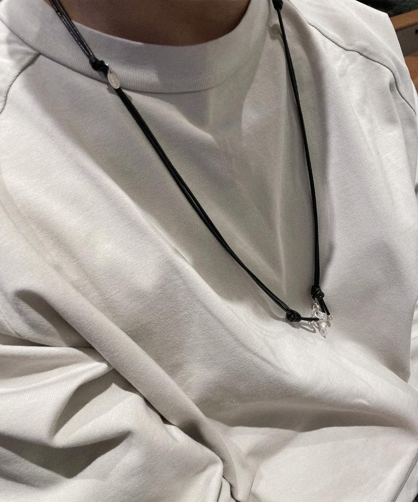 Awottingseu Double Leather Eyeglass Chain