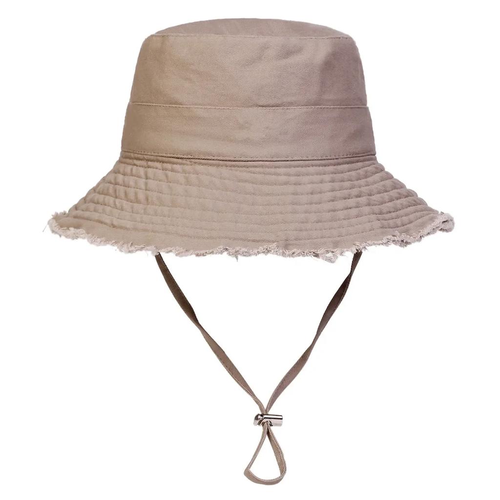 Women Edge Of The Hole Bucket Hats Spring and Autumn Fishermen Caps Outdoor Casual Cap Women Sunscreen Hat