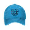 Lässige Radioheads Baseballkappe für Unisex Damen Used Denim Gewaschene Kopfbedeckung Outdoor Workouts Geschenk Hüte Kappe