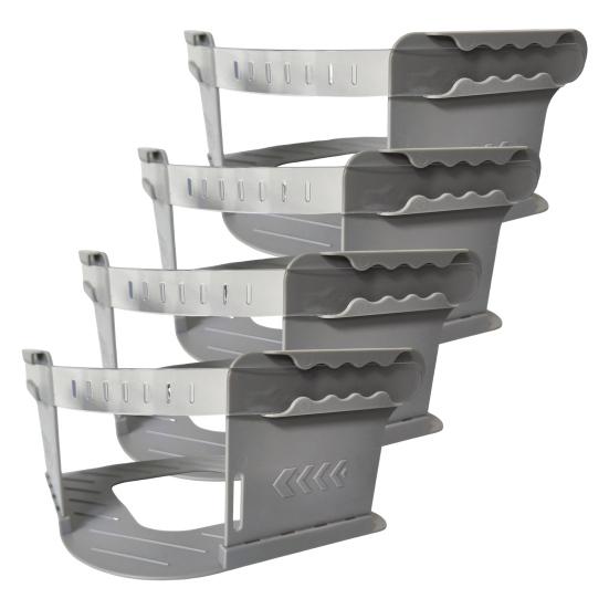 

4 шт. держатели для простыней, надежно фиксируют простыни, прочные органайзеры для матрасов, простая установка, угловые ремни для простыней, подходят для всех матрасов светло-серый