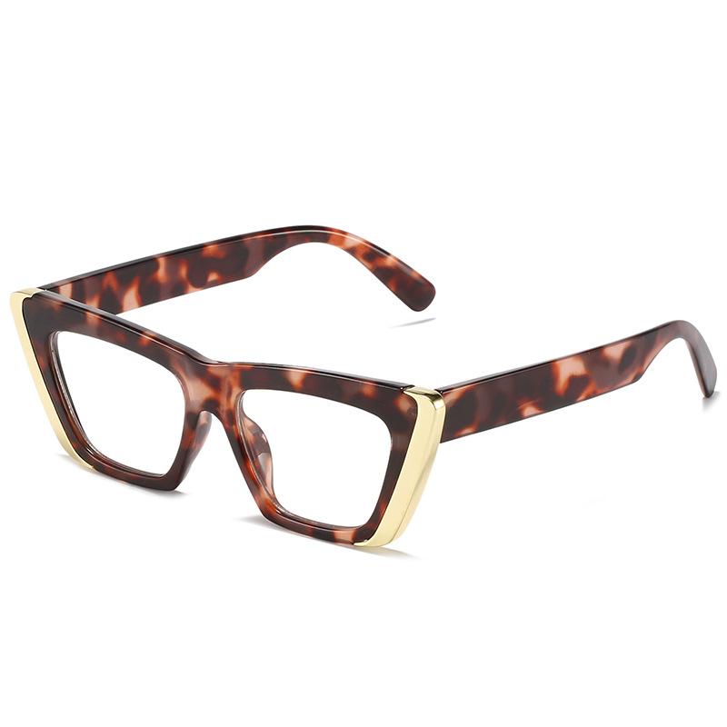 

Солнцезащитные очки Cat Eye Contrasting Frame Large Frame для мужчин и женщин, солнцезащитные очки для улицы, фото, ПК-очки regular