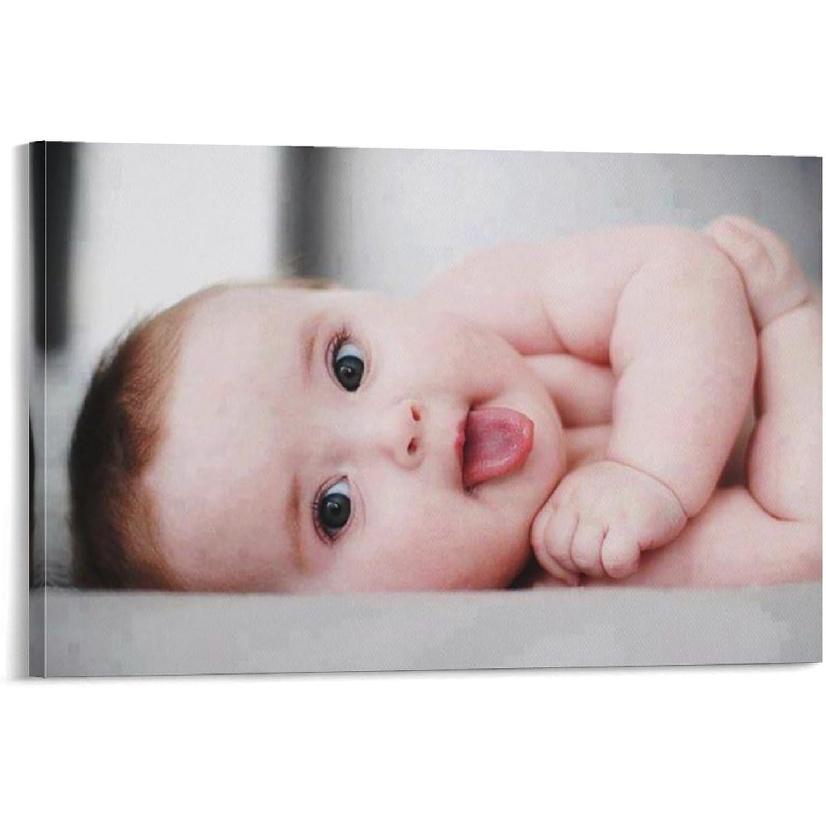 Cute Baby Poster For Pregnant Women Expecting Mothers Wall Art Poster Canvas Wall Art Poster For Room Aesthetic And Decor Canvas Painting Posters And