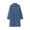 2025 Spring Women's Casual Denim Zipper Dress