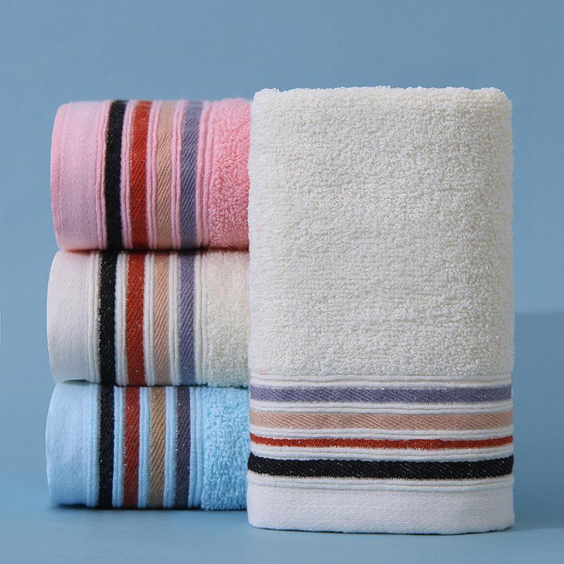 Plaid Cotton-Polyester Hand Towel - Soft, Absorbent, Ideal for Home & Hotel Use
